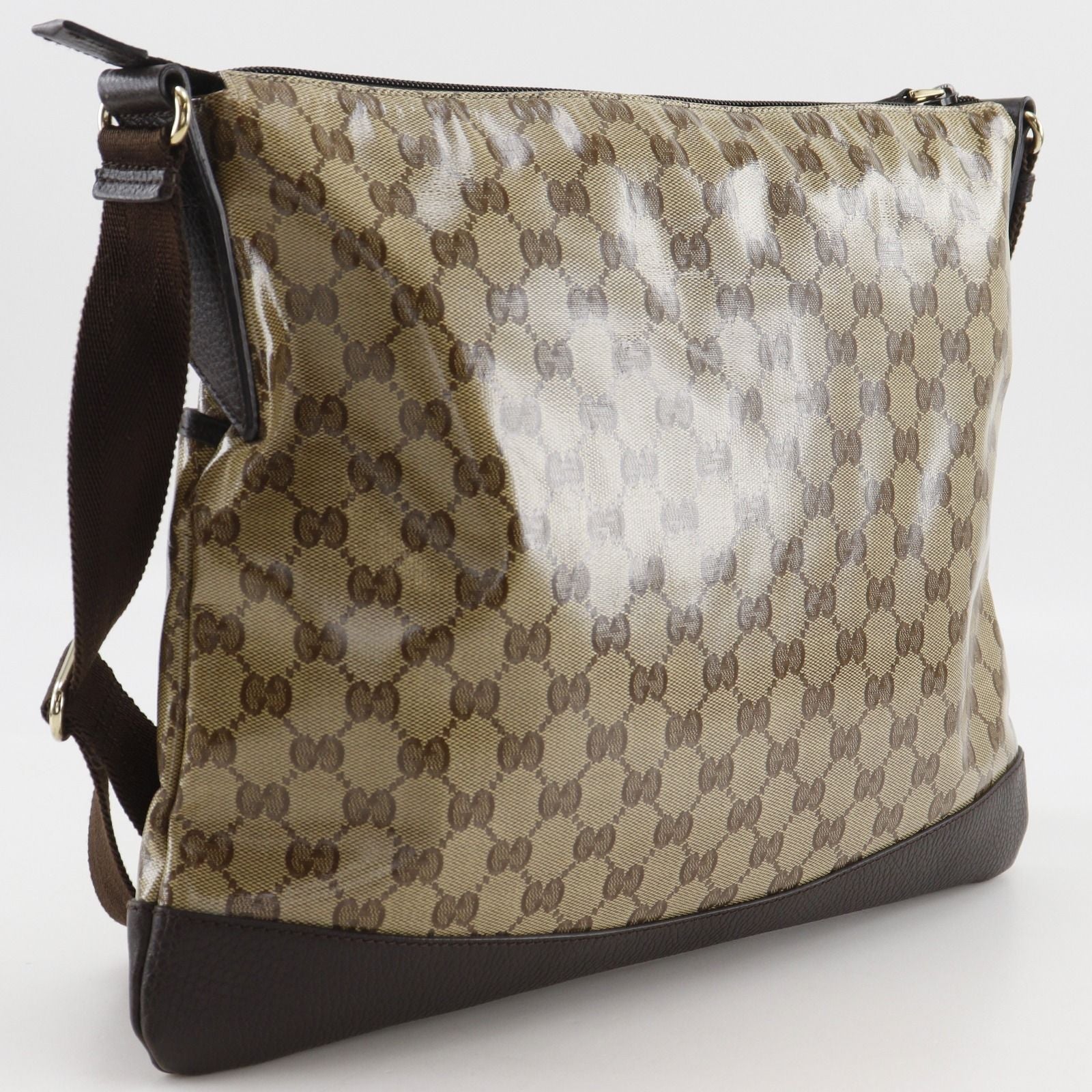 Gucci GG Crystal Brown Shoulder — view 3
