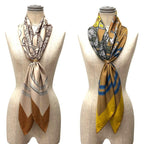 Hermes Scarf Carre 90 Double Face Brides de Gala Ceremonial Bridle Silk 100% — view 2