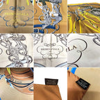 Hermes Scarf Carre 90 Double Face Brides de Gala Ceremonial Bridle Silk 100% — view 3
