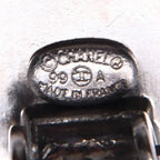 Chanel Vintage CC Logo Earrings 99 Metal Silver Gold — view 8