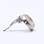 Chanel Vintage CC Logo Earrings 99 Metal Silver Gold — view 4