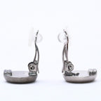 Chanel Vintage CC Logo Earrings 99 Metal Silver Gold — view 7