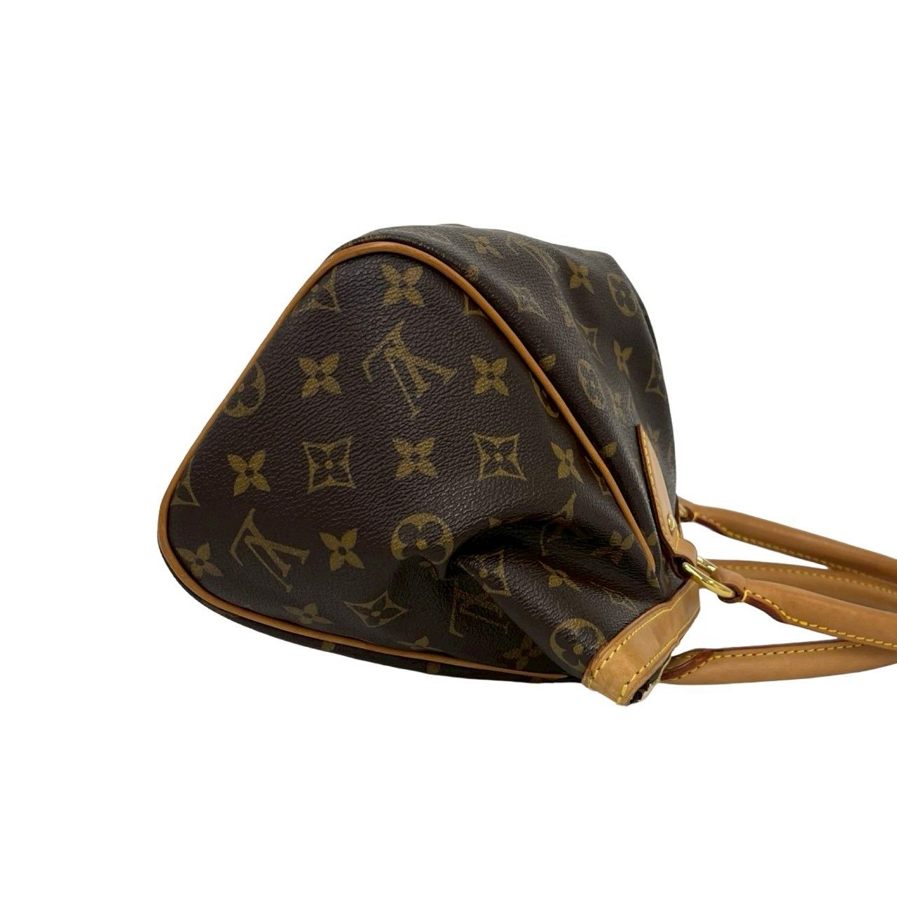 Louis Vuitton Tivoli PM Monogram Leather Mini Boston Bag Tote Brown — view 6