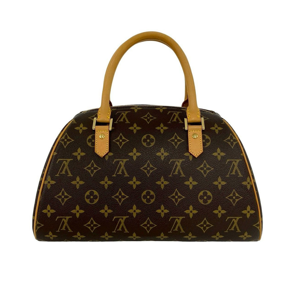 Louis Vuitton Riviera MM Monogram Leather Mini Boston Bag Brown — view 3