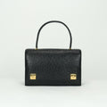 Hermes Piano 25 Tote Noir Black Gold Handbag