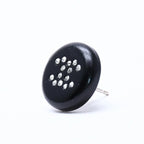 Chanel CC Logo Earrings 00 Resin Rhinestone Black — view 2