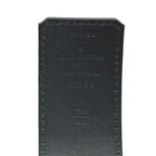 Louis Vuitton Belt Leather Ceinture Reversible Black Brown Silver Logo Adult — view 3