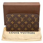 Louis Vuitton Wallet Monogram Zippy Brown Zip Around Logo Large Adult — view 7