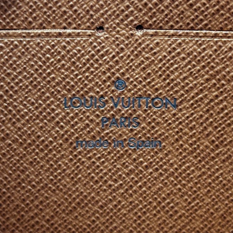 Louis Vuitton Wallet Monogram Zippy Brown Zip Around Logo Large Adult — view 6