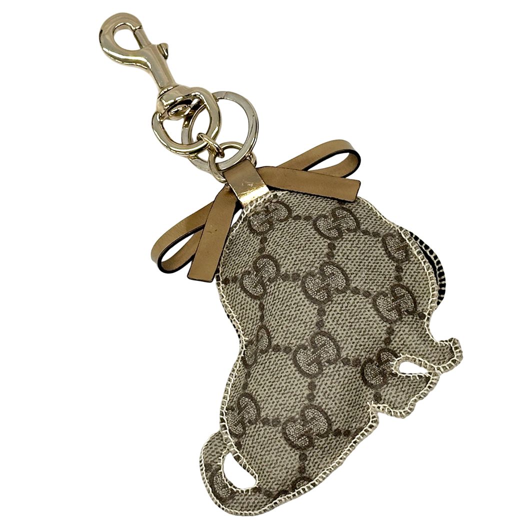 Gucci Key Holder Ori Beagle Brown Black Gold — view 3
