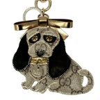 Gucci Key Holder Ori Beagle Brown Black Gold — view 2