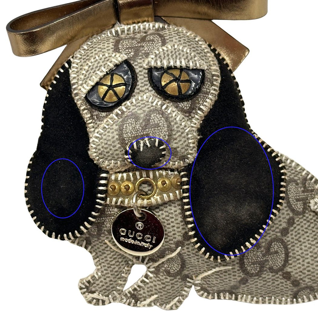 Gucci Key Holder Ori Beagle Brown Black Gold — view 7