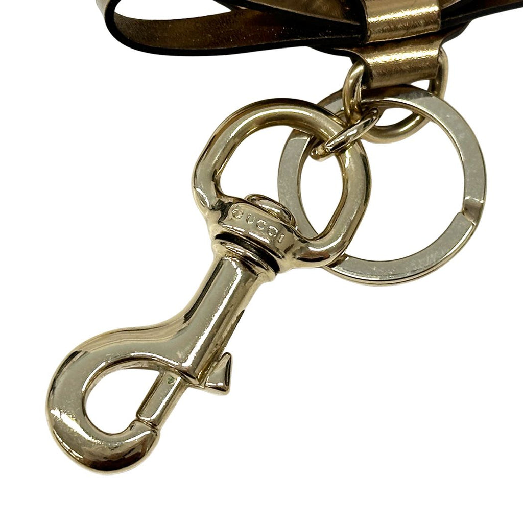 Gucci Key Holder Ori Beagle Brown Black Gold — view 6