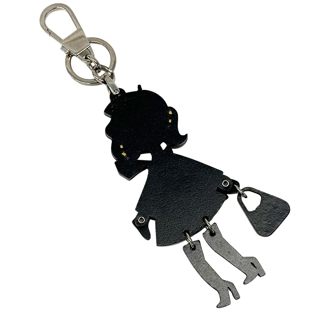 Gucci Charm Mademoiselle Wood Multicolor Doll Keychain — view 3