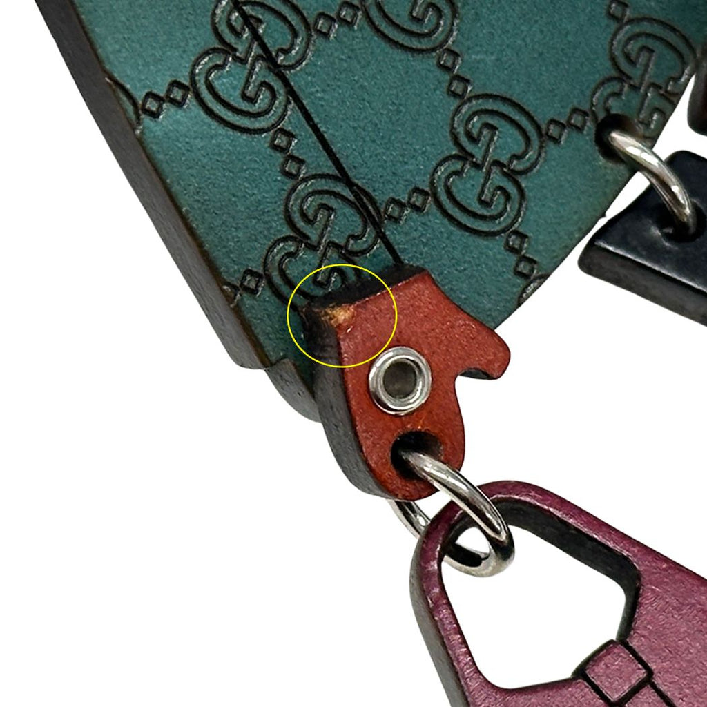 Gucci Charm Mademoiselle Wood Multicolor Doll Keychain — view 8
