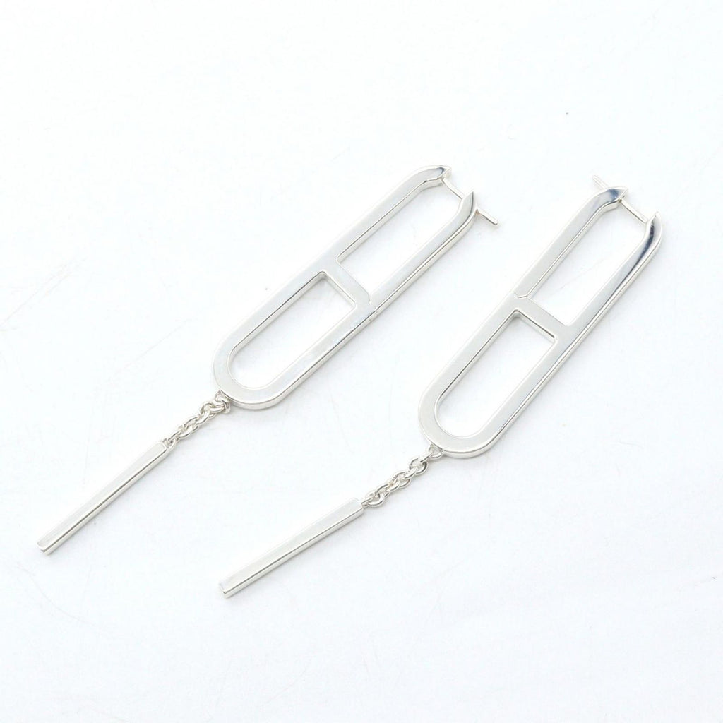 Hermes Earrings Chaine D'ancre 925 Sterling Silver — view 6