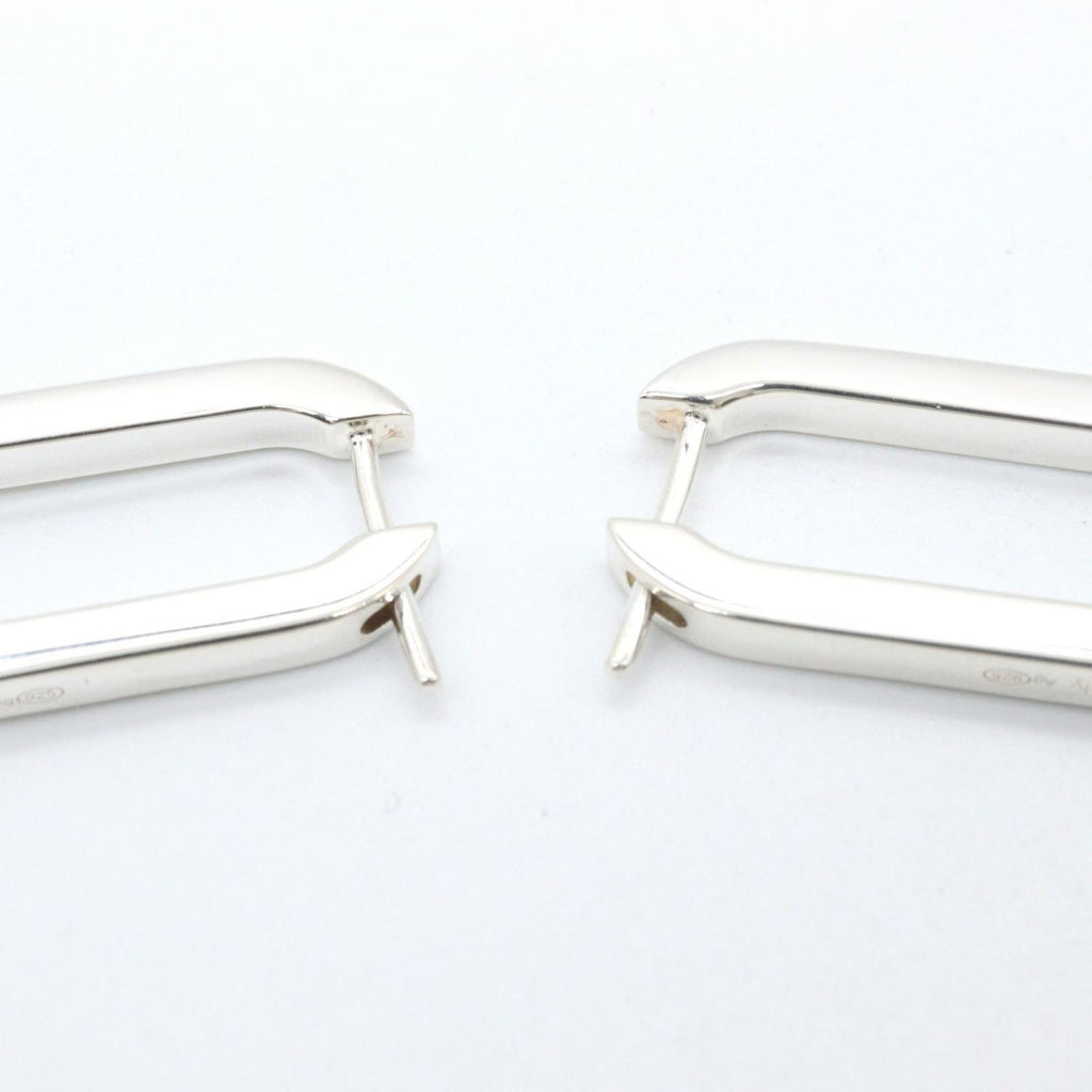 Hermes Earrings Chaine D'ancre 925 Sterling Silver — view 3