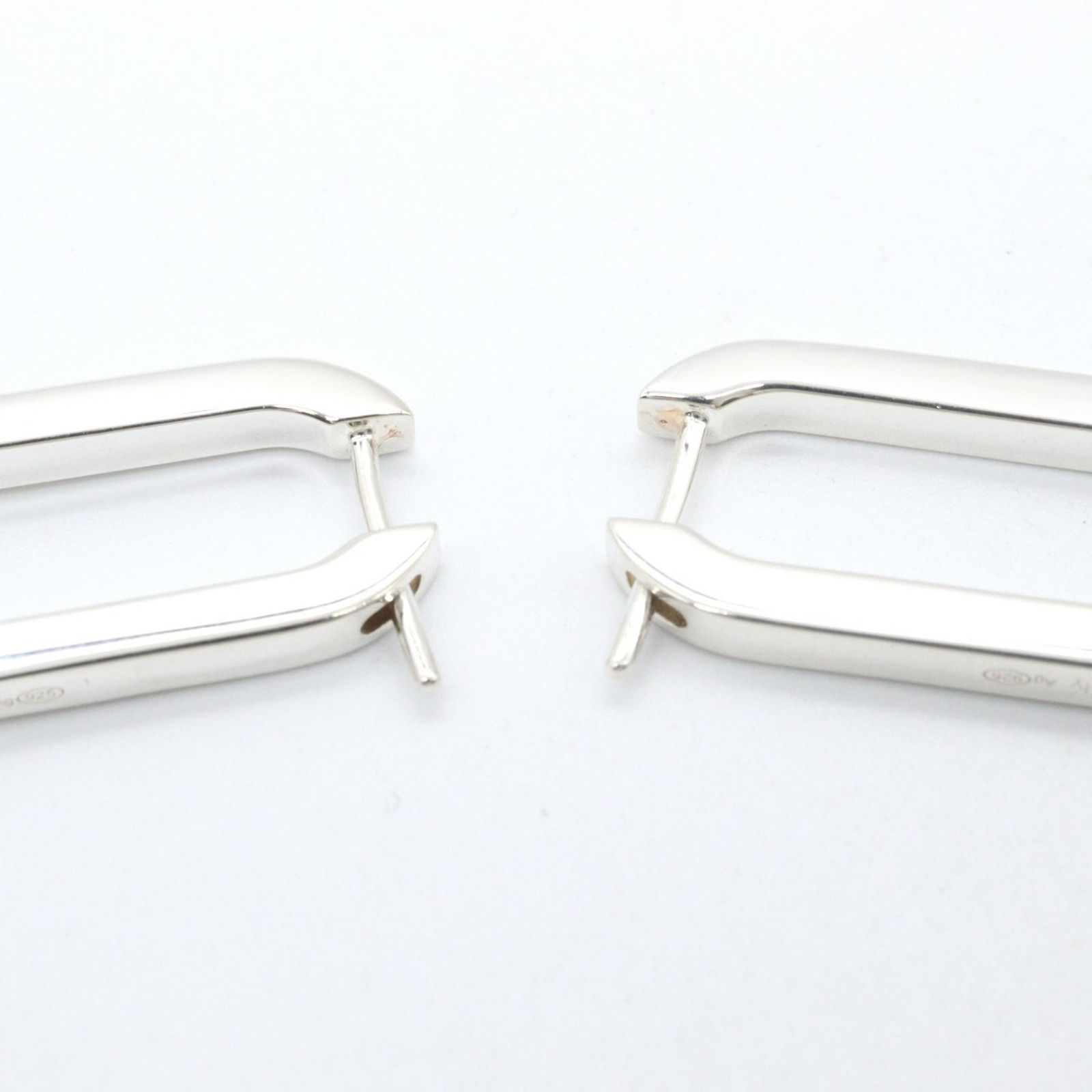Hermes Earrings Chaine D'ancre 925 Sterling Silver — view 3