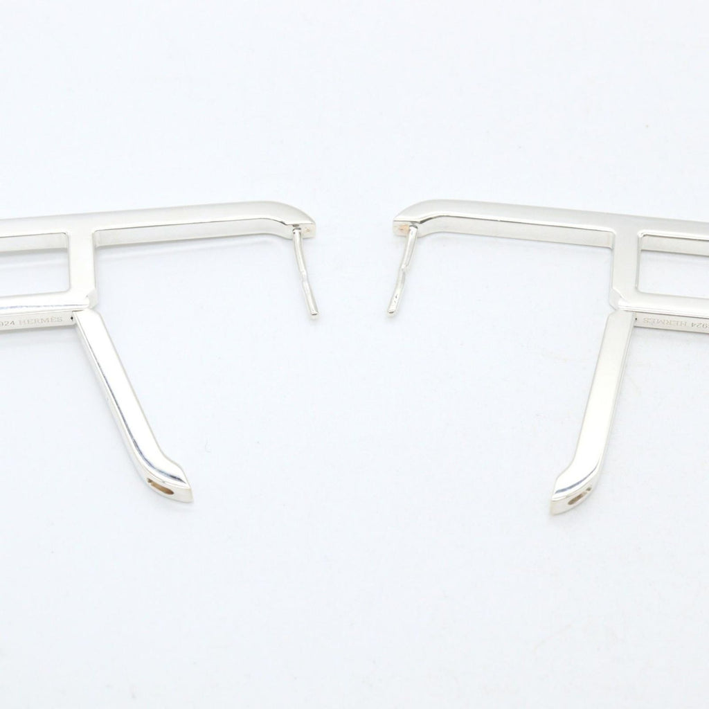 Hermes Earrings Chaine D'ancre 925 Sterling Silver — view 4