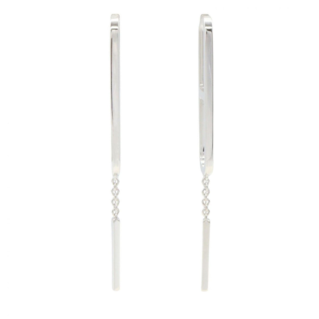 Hermes Earrings Chaine D'ancre 925 Sterling Silver
