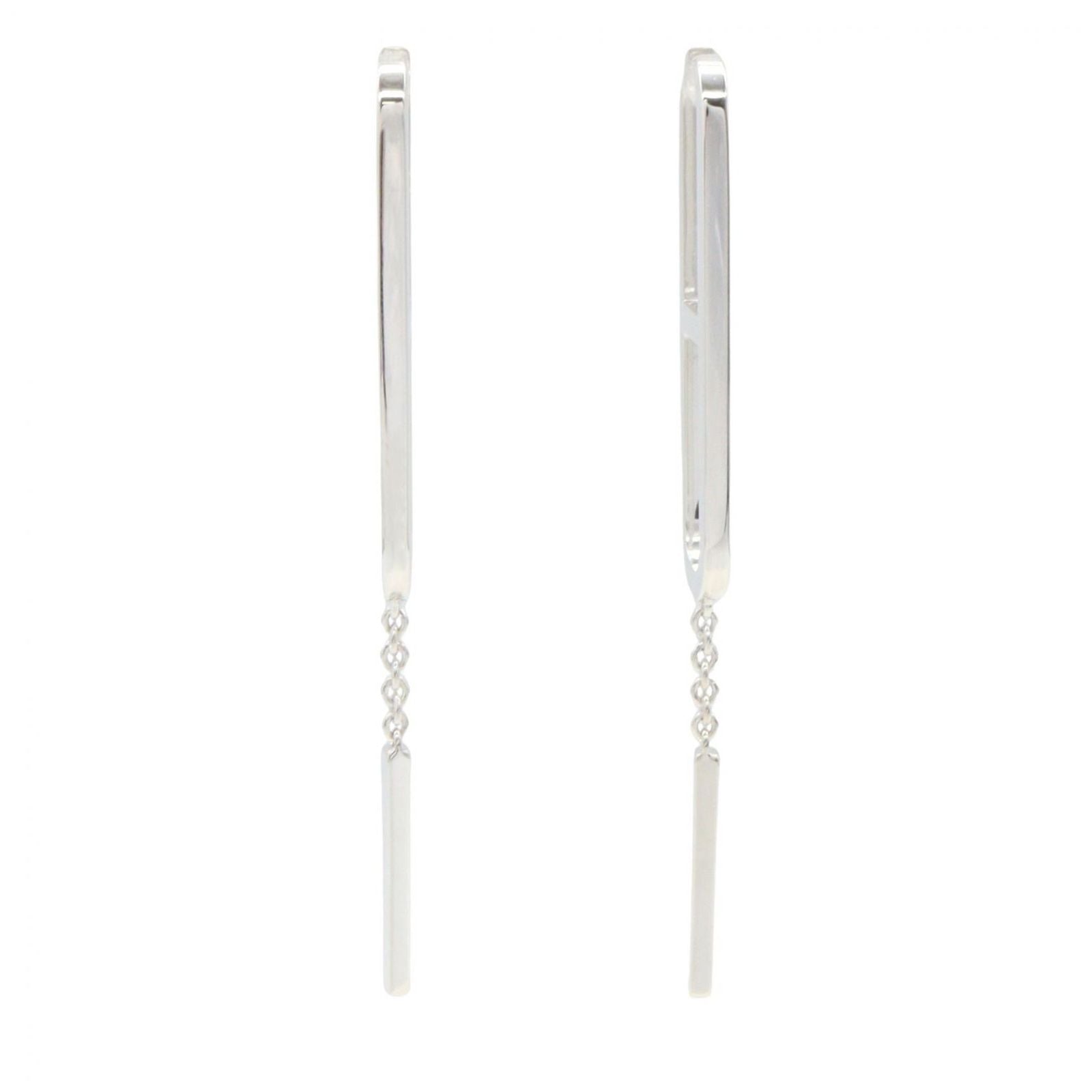 Hermes Earrings Chaine D'ancre 925 Sterling Silver