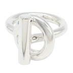 Hermes Ring Echappee MM 925 Sterling Silver — view 2