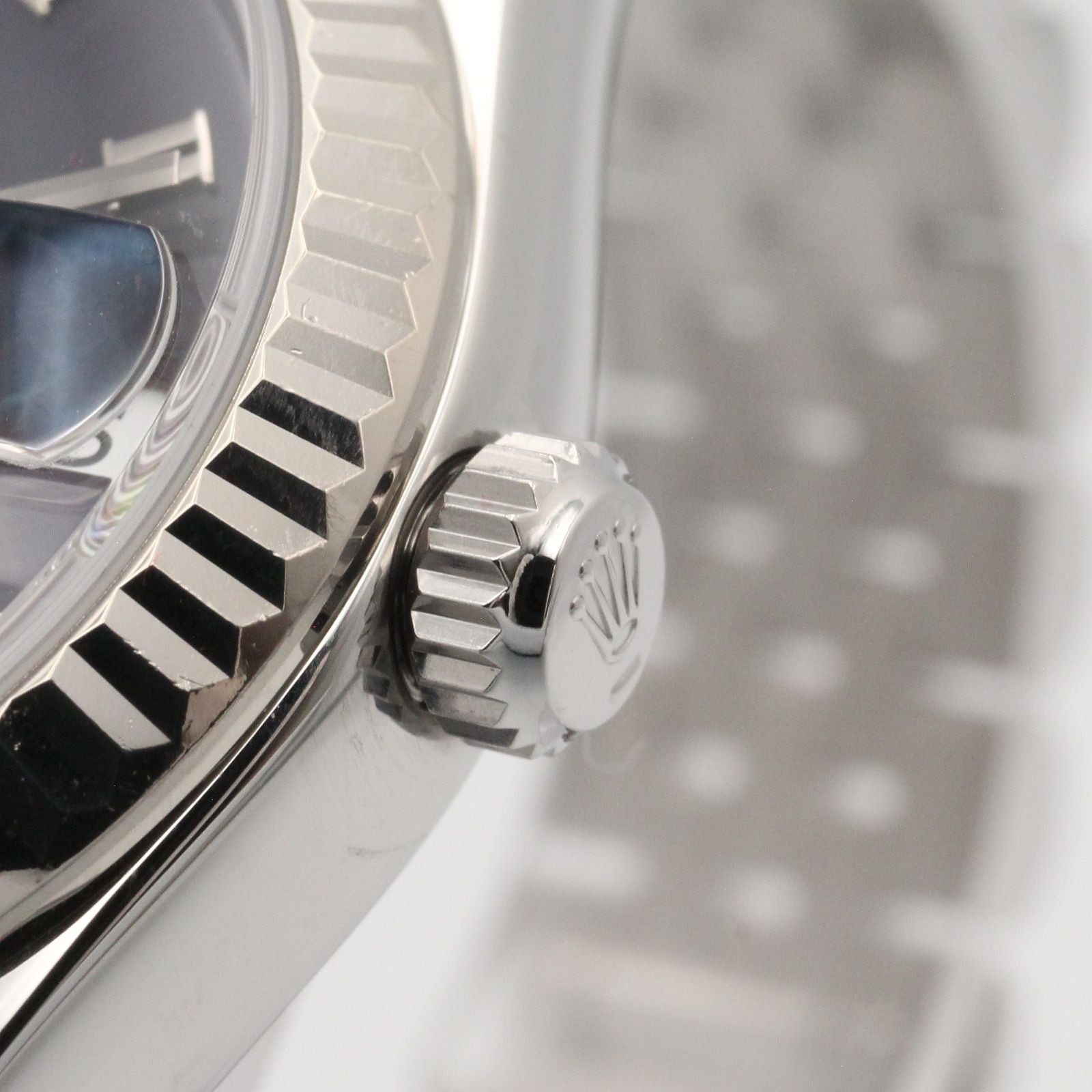 Rolex Watch Datejust VI Diamond Boys Aubergine 18k White Gold Stainless Steel — view 6