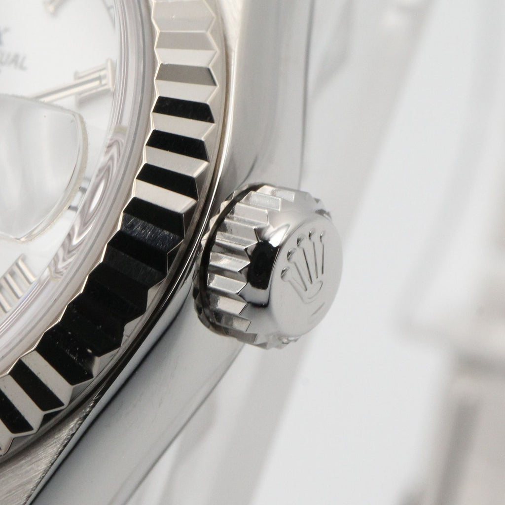 Rolex Datejust Number WH RO 18k White Gold Stainless Steel — view 6