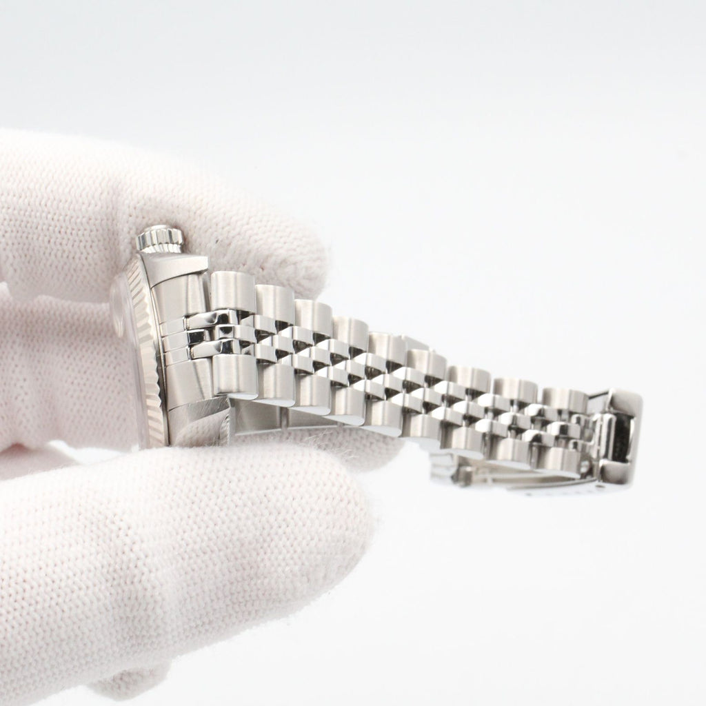 Rolex Datejust Number WH RO 18k White Gold Stainless Steel — view 8