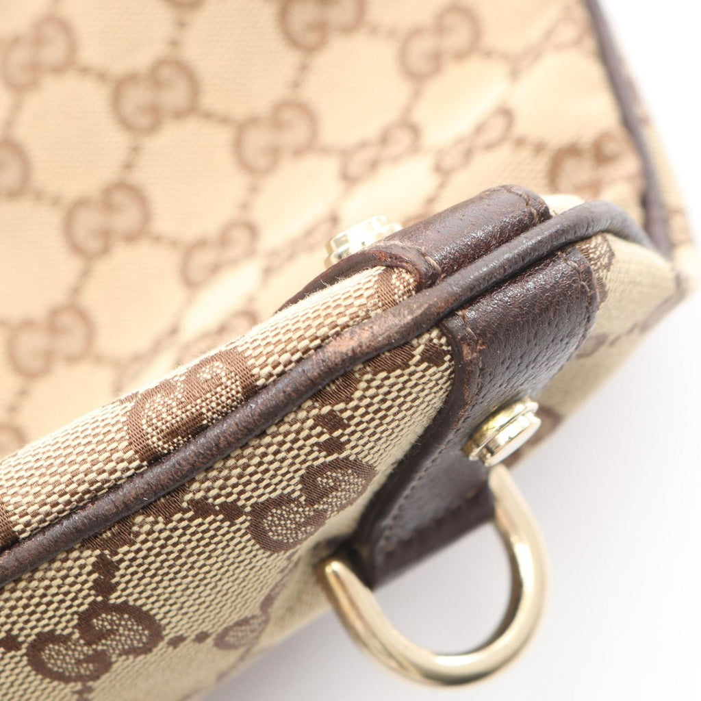 Gucci Shoulder Bag Abbey GG Canvas Beige Brown — view 9