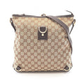 Gucci Shoulder Bag Abbey GG Canvas Beige Brown