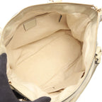 Gucci Handbag 2-Way Ivory Leather Guccissima Shoulder — view 3