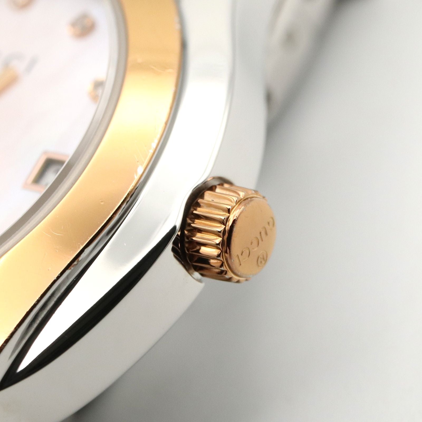 Gucci Watch Pink Shell Stainless Steel — view 6