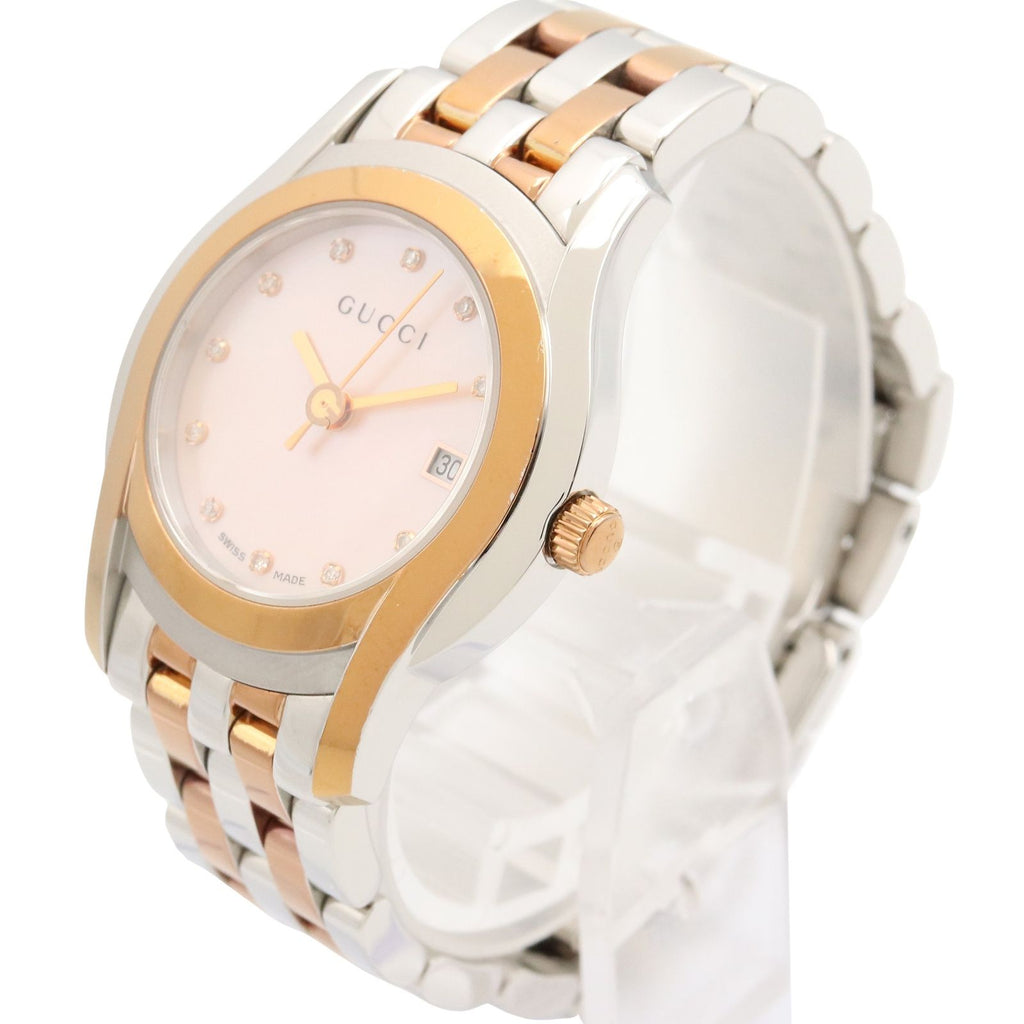 Gucci Watch Pink Shell Stainless Steel — view 2
