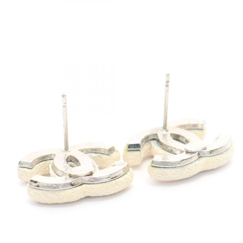 Chanel Earrings CC Logo Stainless Steel — view 6