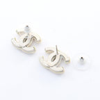 Chanel Earrings CC Logo Stainless Steel — view 2