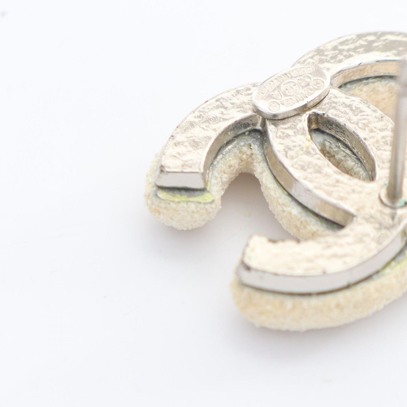 Chanel Earrings CC Logo Stainless Steel — view 8