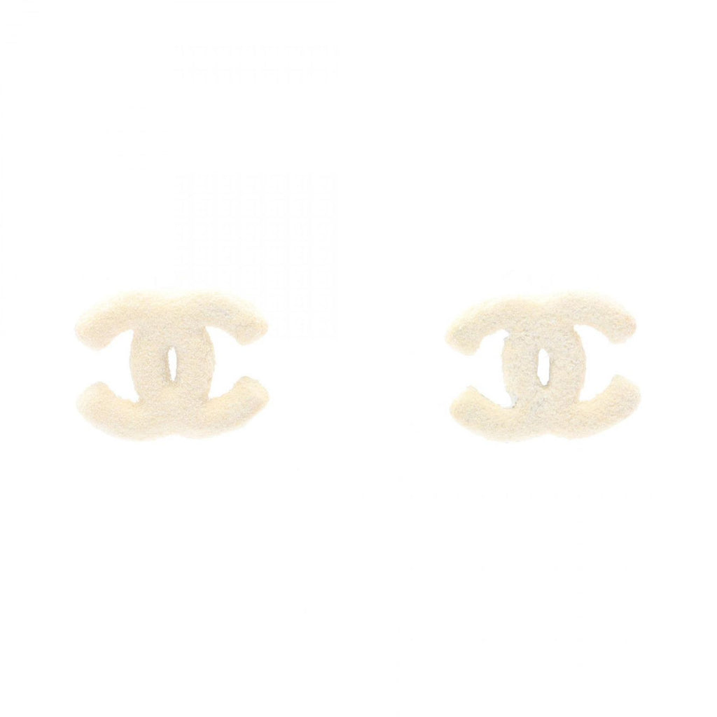 Chanel Earrings CC Logo Stainless Steel