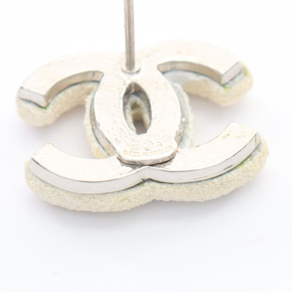 Chanel Earrings CC Logo Stainless Steel — view 5