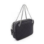 Prada Handbag Tessuto Impuntu 2-Way Black Nylon Saffiano Leather Quilted — view 2