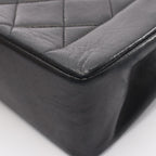 Chanel Shoulder Bag Quilted Diana Flap Black Lambskin Chain — view 7