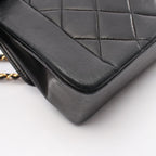 Chanel Shoulder Bag Quilted Diana Flap Black Lambskin Chain — view 8