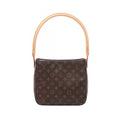 Louis Vuitton Shoulder Bag Looping MM Canvas Leather
