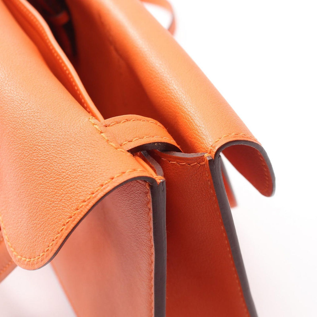 Hermes Handbag Halzan Mini 2-Way Orange — view 6