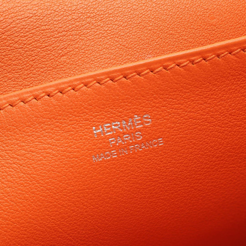 Hermes Handbag Halzan Mini 2-Way Orange — view 4