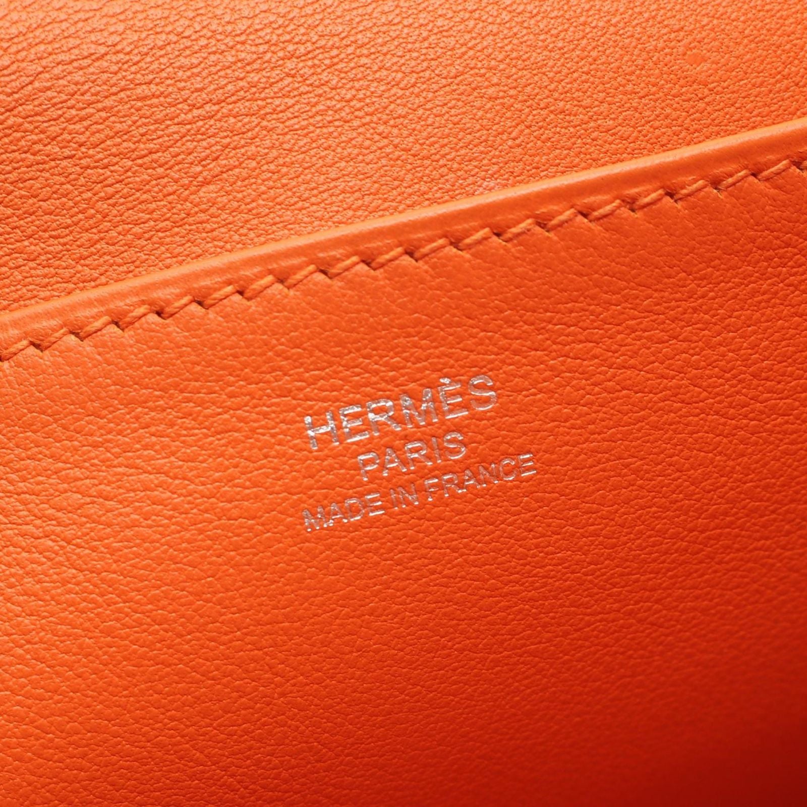 Hermes Handbag Halzan Mini 2-Way Orange — view 4