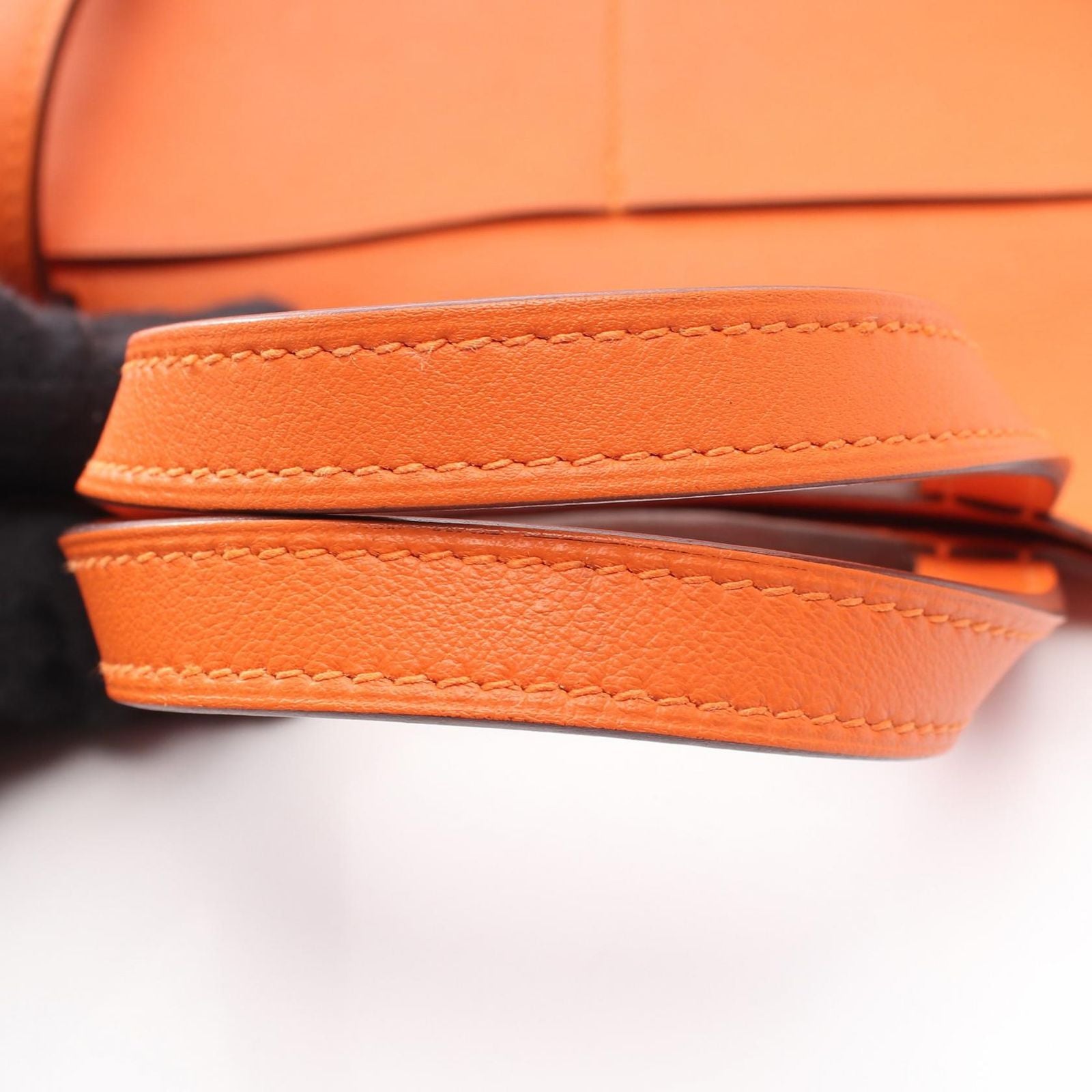 Hermes Handbag Halzan Mini 2-Way Orange — view 7
