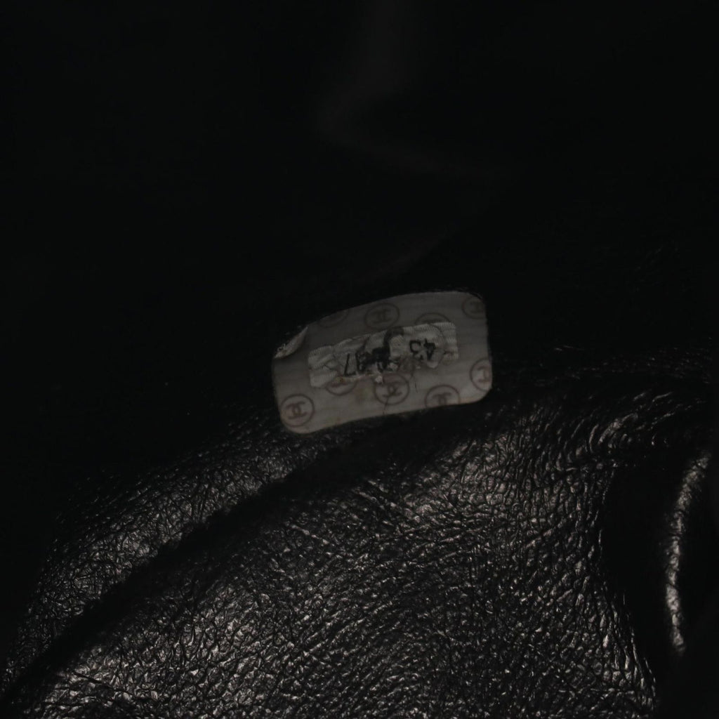 Chanel Backpack Quilted Turnlock Chain Black Lambskin Double — view 5