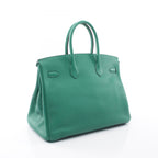 Hermes Handbag Birkin 35 Vert Vertigo Leather — view 2