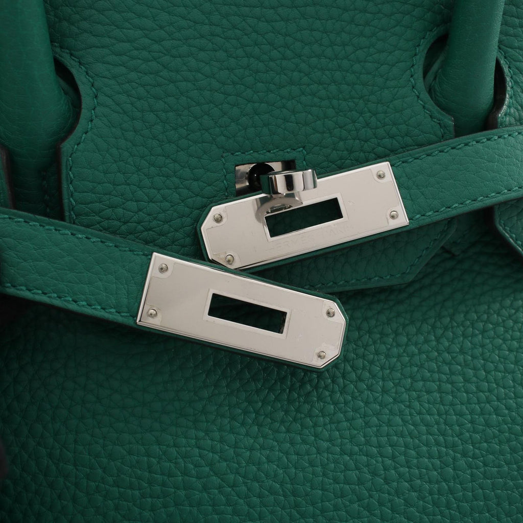 Hermes Handbag Birkin 35 Vert Vertigo Leather — view 8